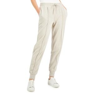 Charter Club Maple Heather Knit Drawstring Jogger Pants NWT Womens Size Large
